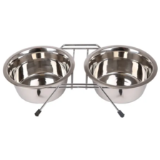 Nobleza Stojan s dvoma miskami priemer 14 cm 2 x 1,5  l